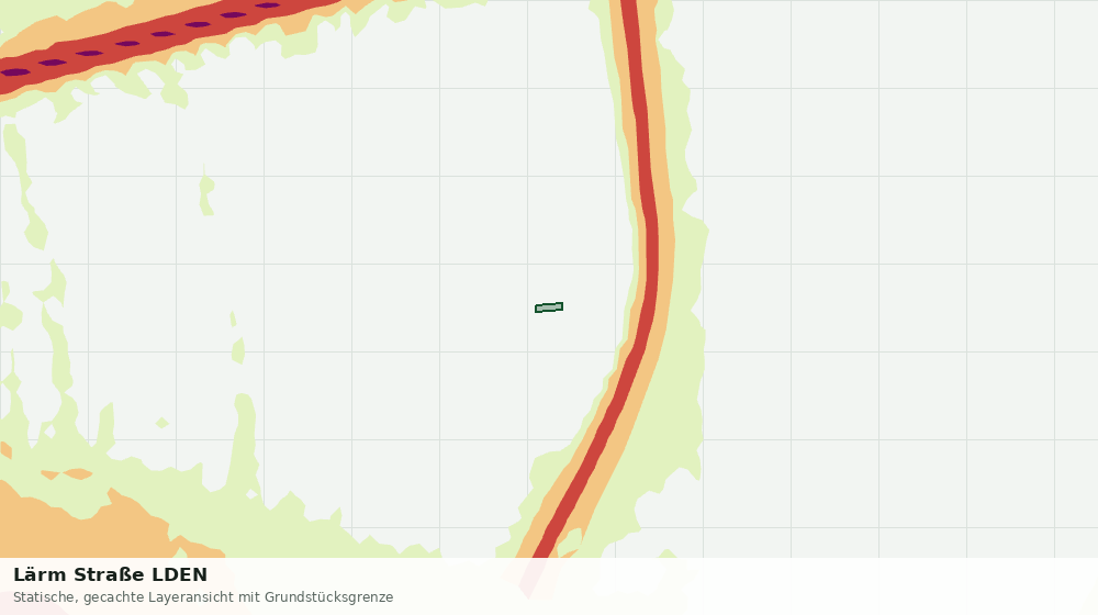 Statische Kartenansicht: Lärm Straße LDEN