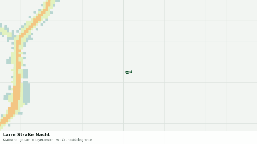 Statische Kartenansicht: Lärm Straße Nacht