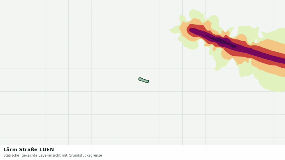 Statische Kartenansicht: Lärm Straße LDEN