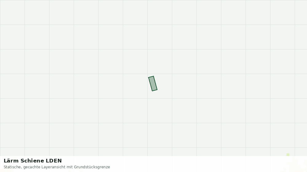 Statische Kartenansicht: Lärm Schiene LDEN
