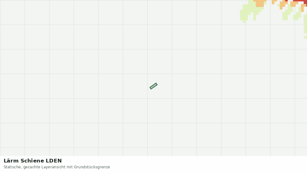 Statische Kartenansicht: Lärm Schiene LDEN