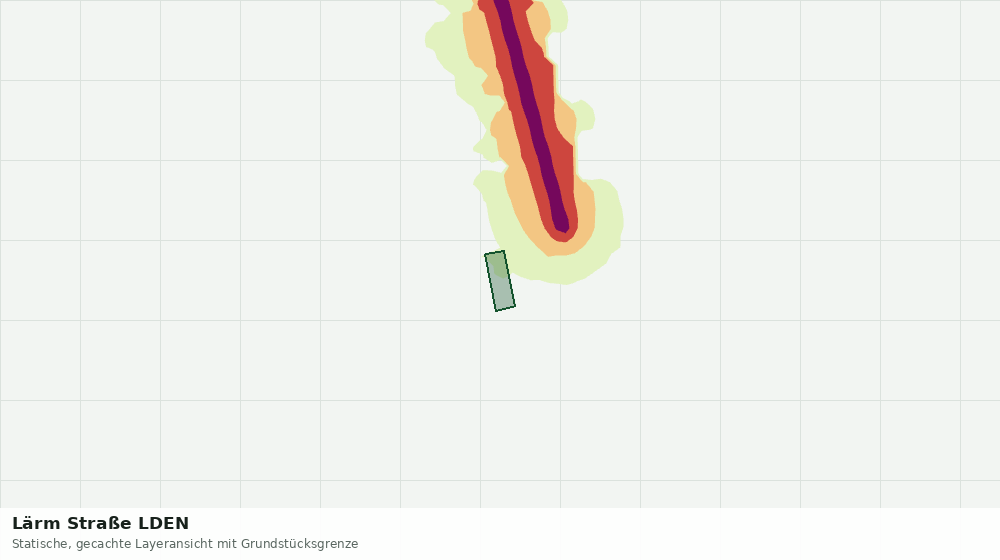 Statische Kartenansicht: Lärm Straße LDEN