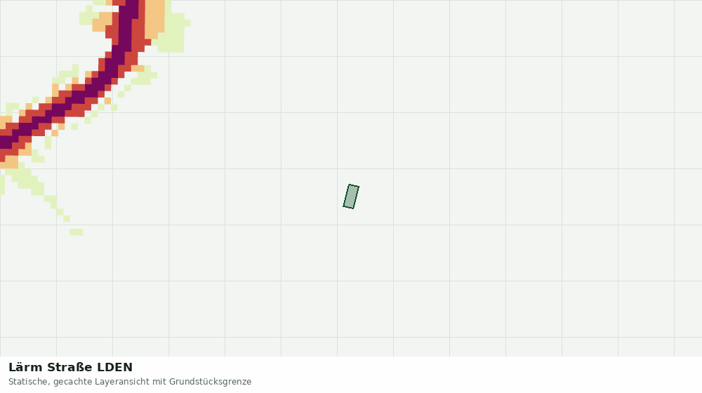 Statische Kartenansicht: Lärm Straße LDEN