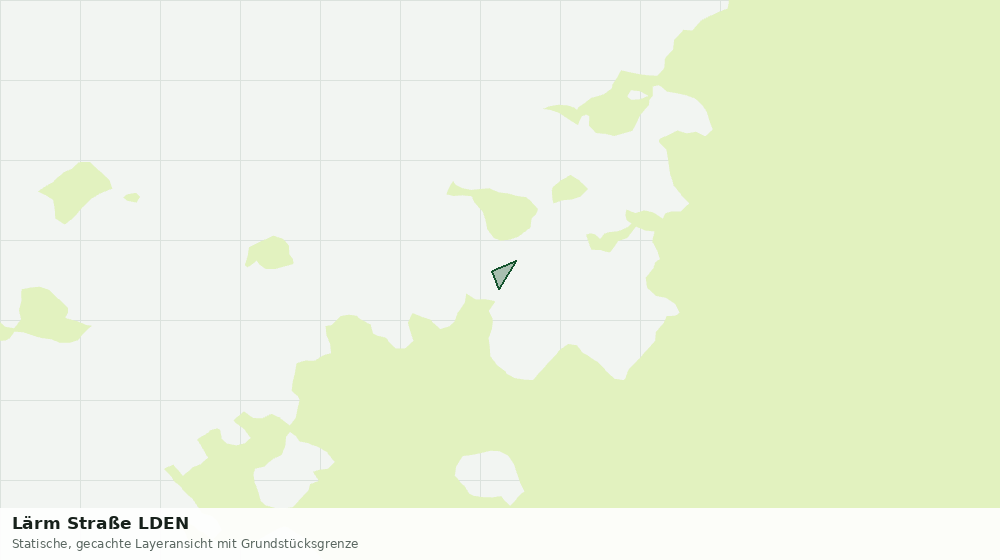 Statische Kartenansicht: Lärm Straße LDEN