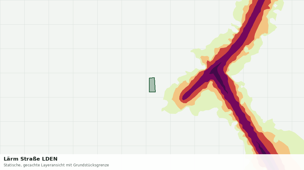 Statische Kartenansicht: Lärm Straße LDEN