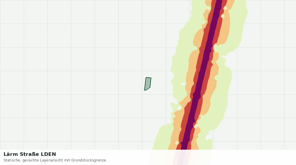 Statische Kartenansicht: Lärm Straße LDEN