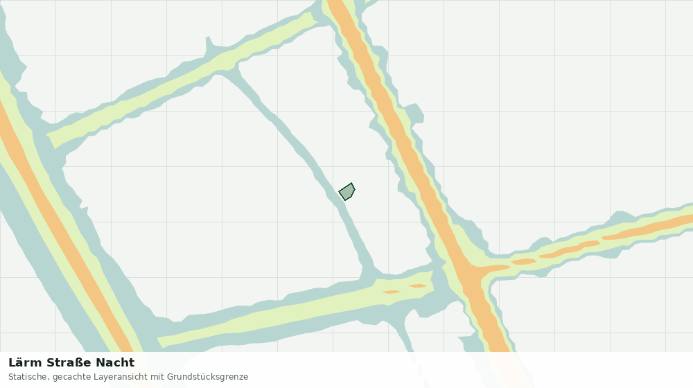 Statische Kartenansicht: Lärm Straße Nacht