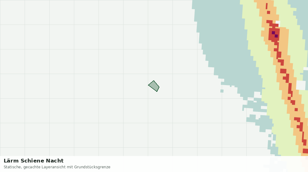 Statische Kartenansicht: Lärm Schiene Nacht