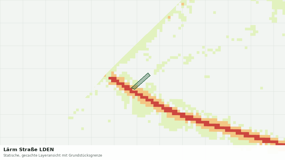 Statische Kartenansicht: Lärm Straße LDEN
