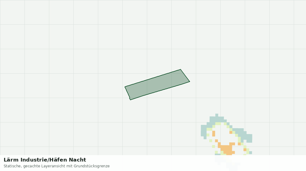 Statische Kartenansicht: Lärm Industrie/Häfen Nacht