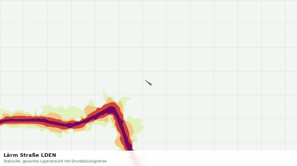 Statische Kartenansicht: Lärm Straße LDEN