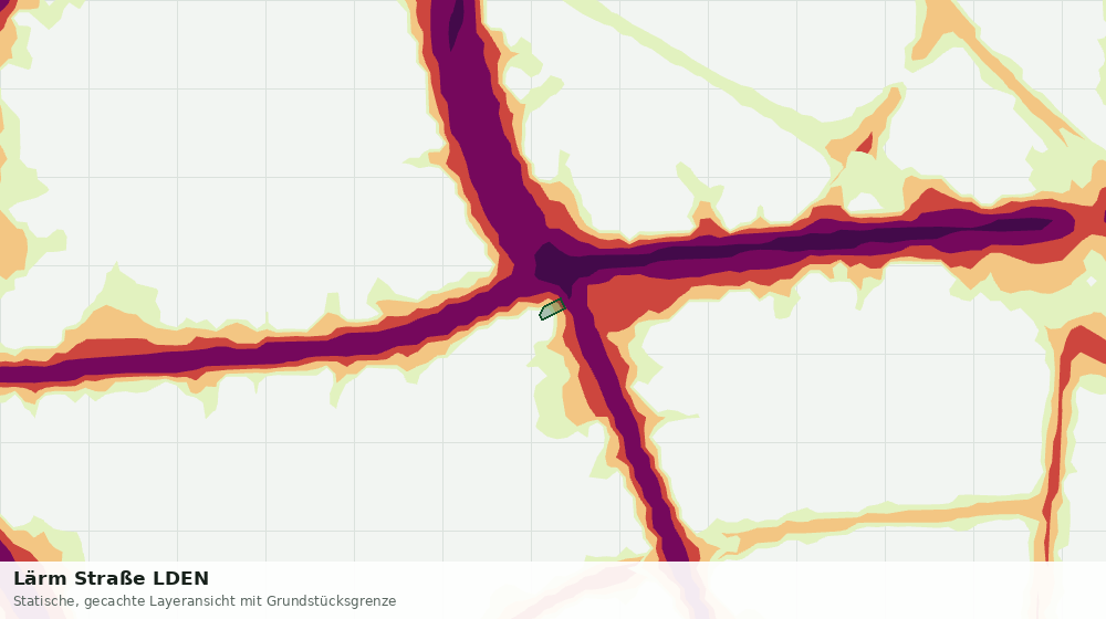 Statische Kartenansicht: Lärm Straße LDEN