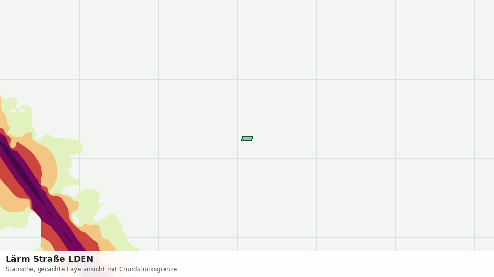 Statische Kartenansicht: Lärm Straße LDEN