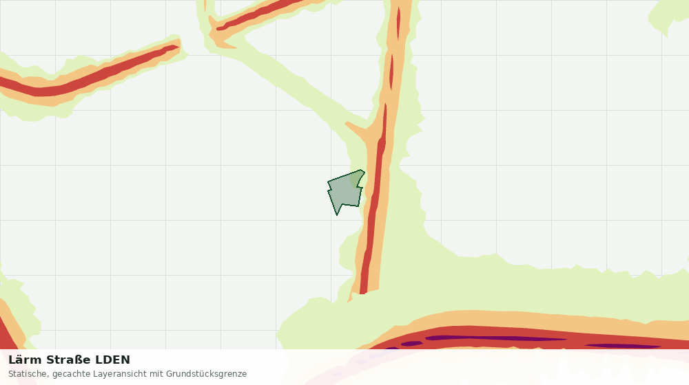 Statische Kartenansicht: Lärm Straße LDEN