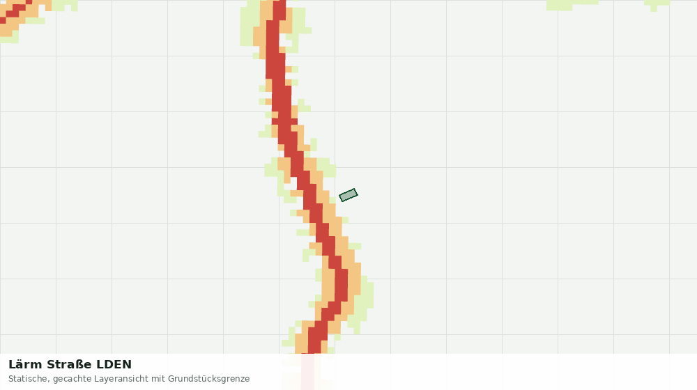 Statische Kartenansicht: Lärm Straße LDEN