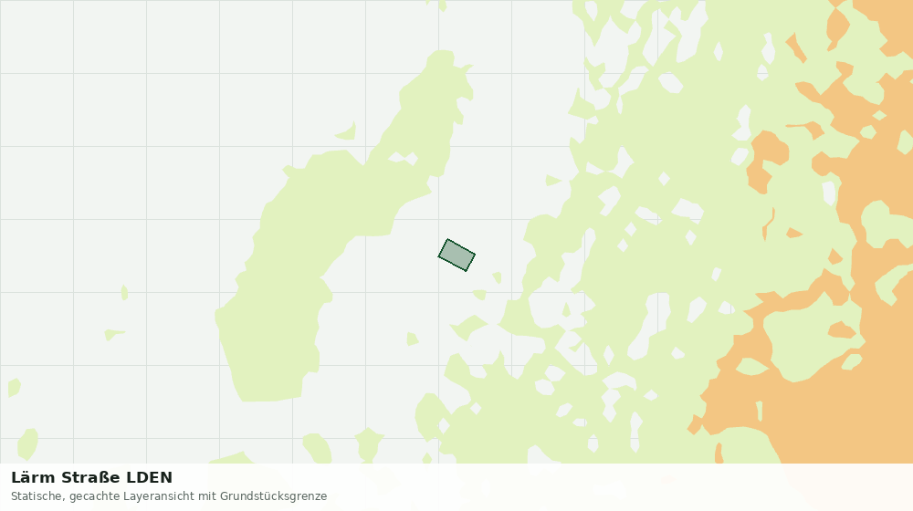 Statische Kartenansicht: Lärm Straße LDEN