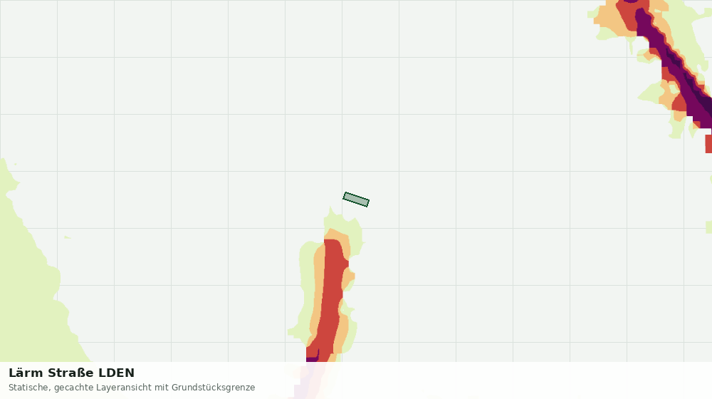 Statische Kartenansicht: Lärm Straße LDEN