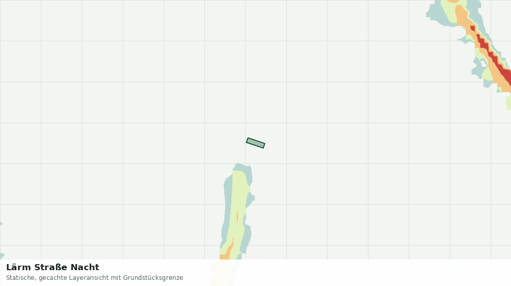 Statische Kartenansicht: Lärm Straße Nacht