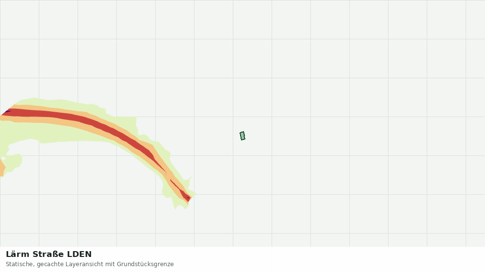Statische Kartenansicht: Lärm Straße LDEN