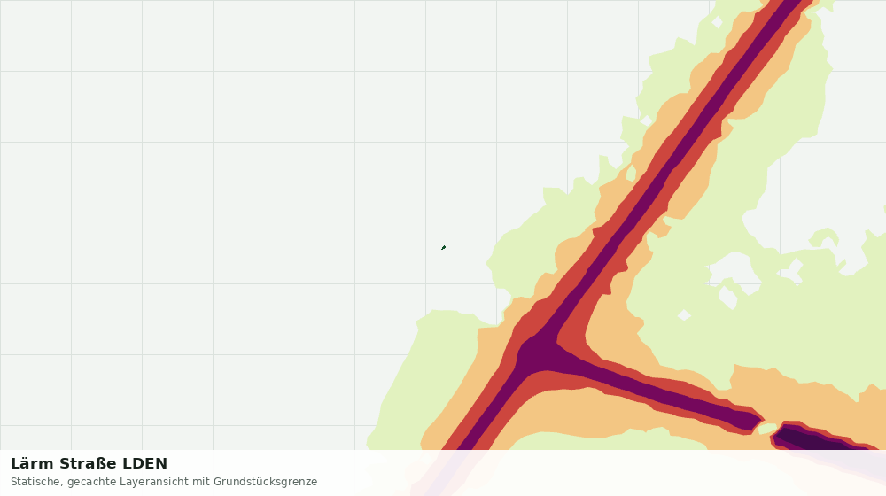 Statische Kartenansicht: Lärm Straße LDEN