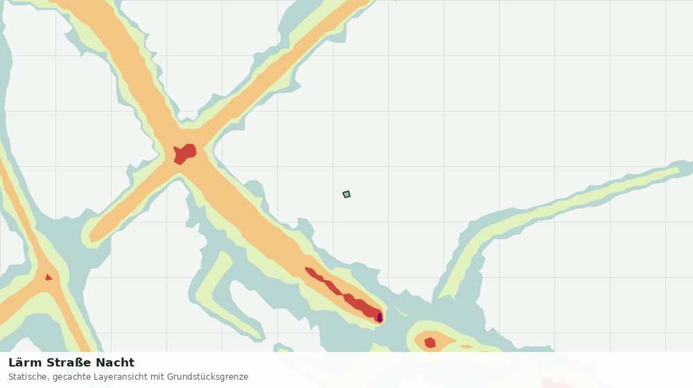 Statische Kartenansicht: Lärm Straße Nacht