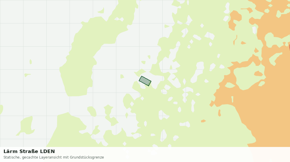 Statische Kartenansicht: Lärm Straße LDEN