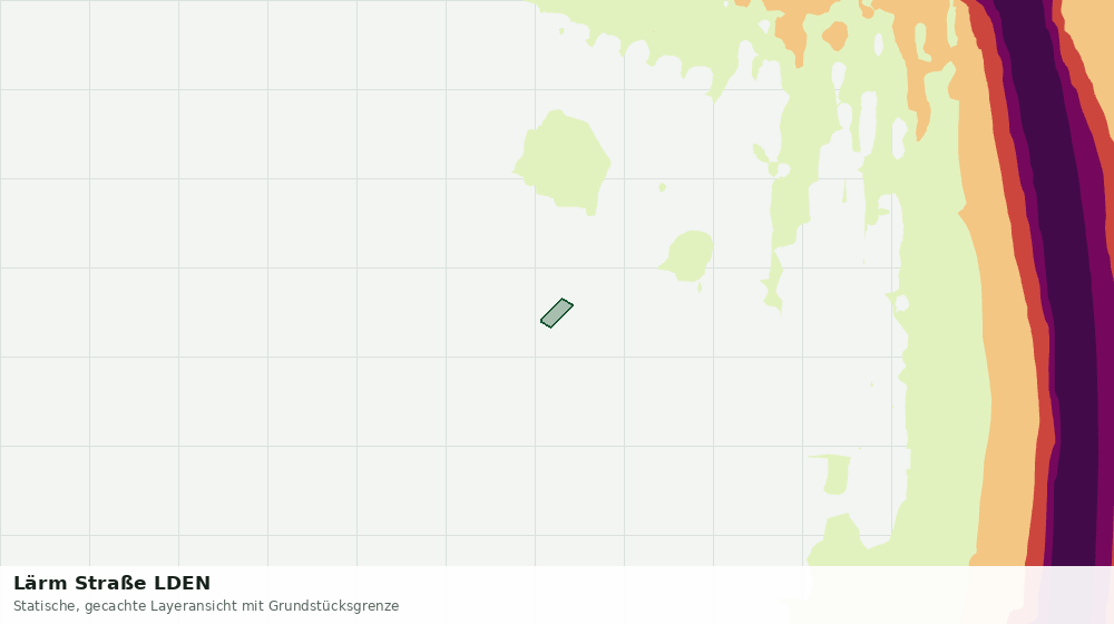 Statische Kartenansicht: Lärm Straße LDEN