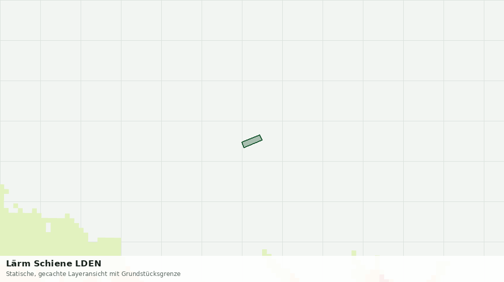 Statische Kartenansicht: Lärm Schiene LDEN