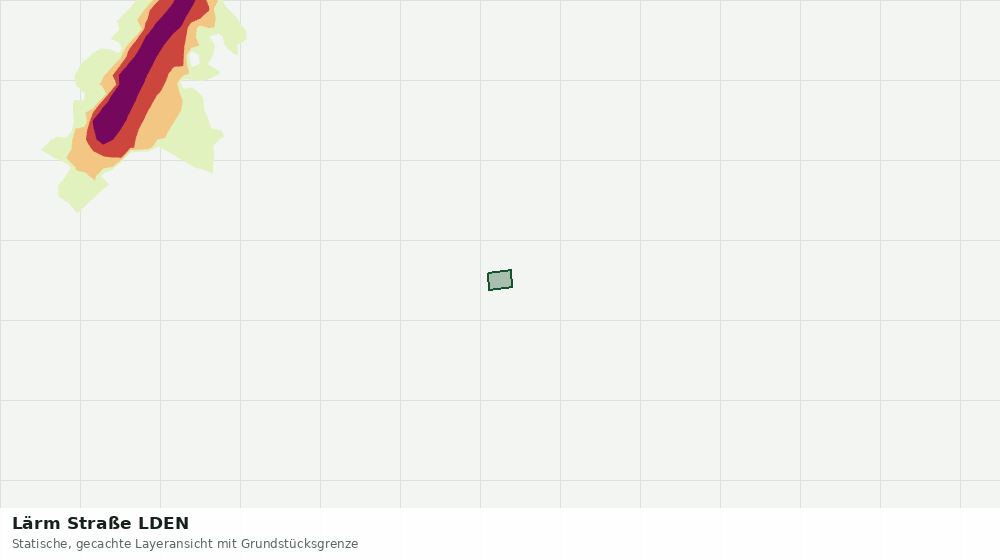 Statische Kartenansicht: Lärm Straße LDEN