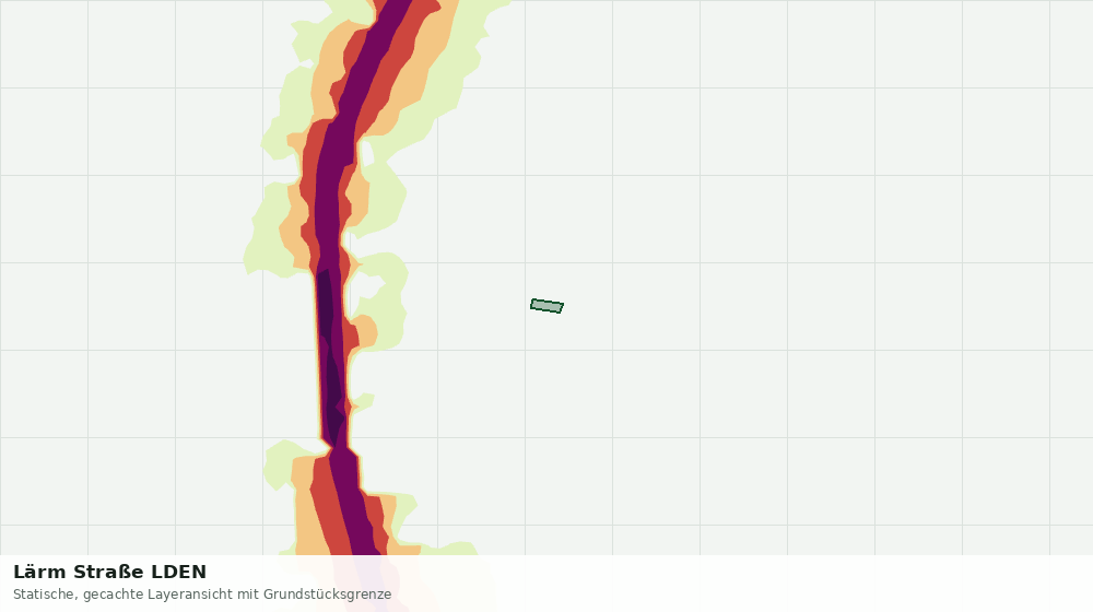 Statische Kartenansicht: Lärm Straße LDEN