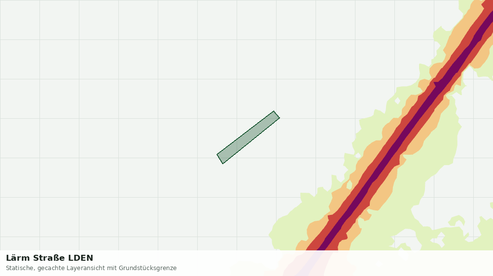 Statische Kartenansicht: Lärm Straße LDEN