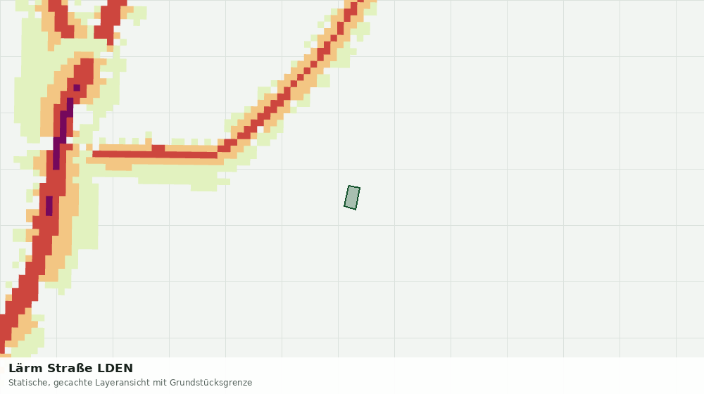 Statische Kartenansicht: Lärm Straße LDEN
