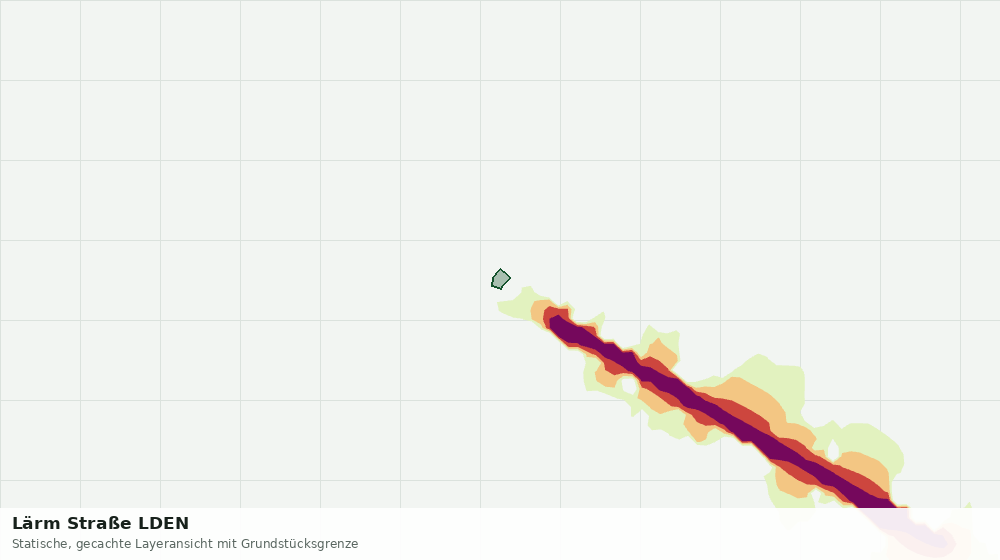 Statische Kartenansicht: Lärm Straße LDEN