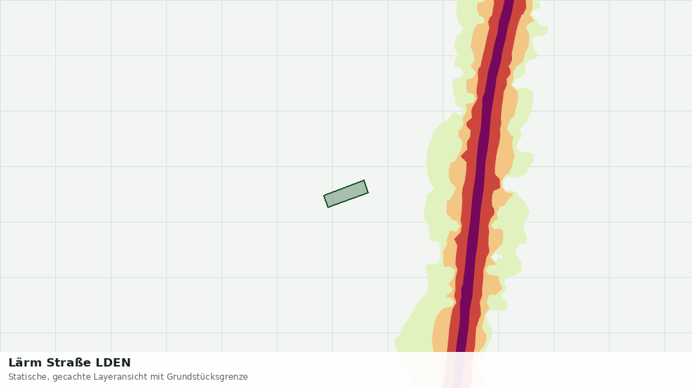 Statische Kartenansicht: Lärm Straße LDEN