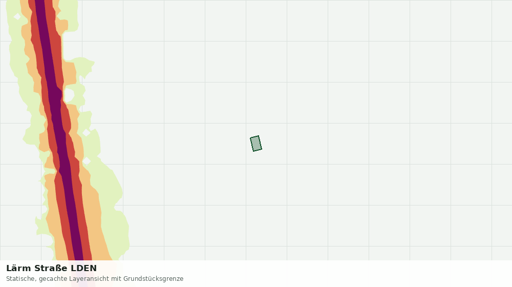 Statische Kartenansicht: Lärm Straße LDEN