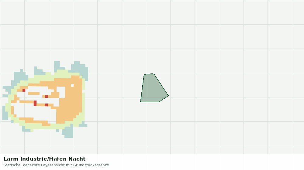 Statische Kartenansicht: Lärm Industrie/Häfen Nacht