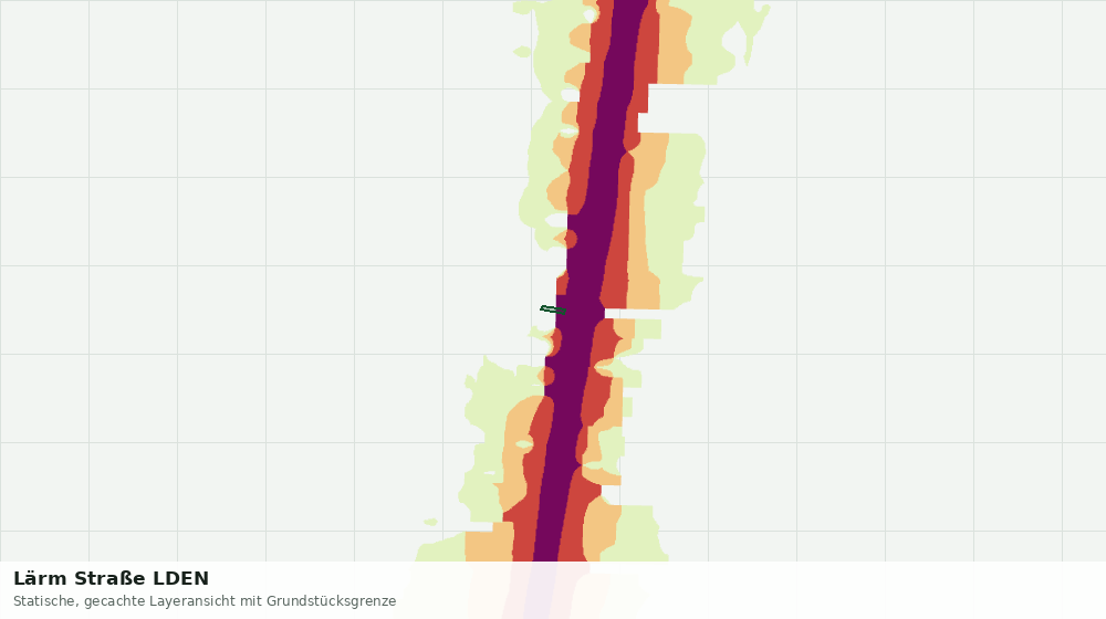 Statische Kartenansicht: Lärm Straße LDEN