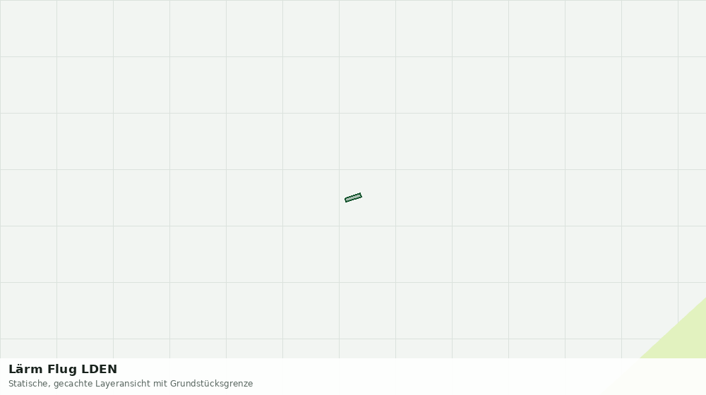 Statische Kartenansicht: Lärm Flug LDEN