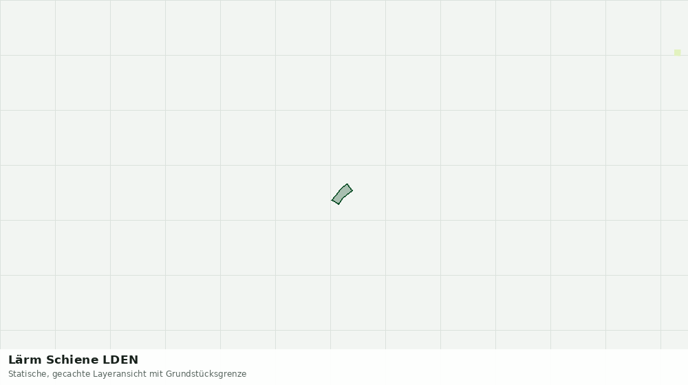 Statische Kartenansicht: Lärm Schiene LDEN