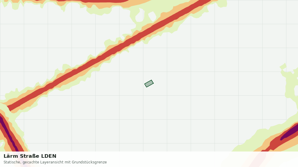Statische Kartenansicht: Lärm Straße LDEN