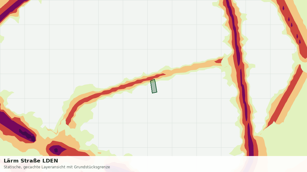 Statische Kartenansicht: Lärm Straße LDEN