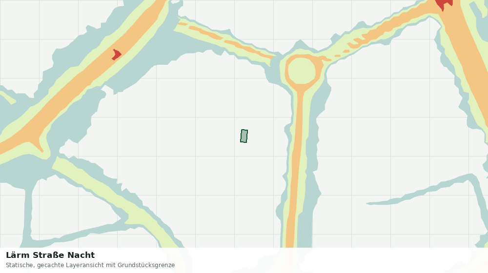Statische Kartenansicht: Lärm Straße Nacht