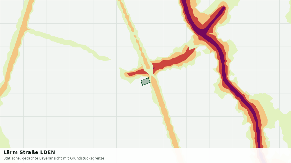 Statische Kartenansicht: Lärm Straße LDEN