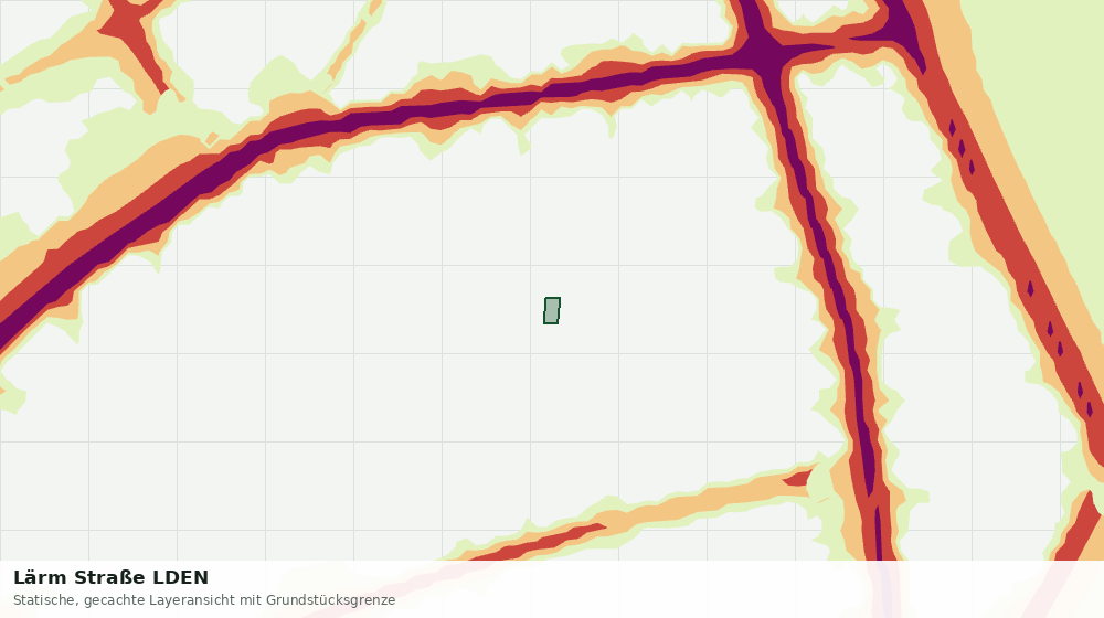 Statische Kartenansicht: Lärm Straße LDEN