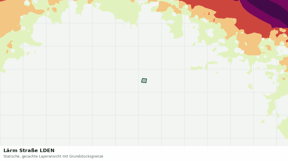 Statische Kartenansicht: Lärm Straße LDEN