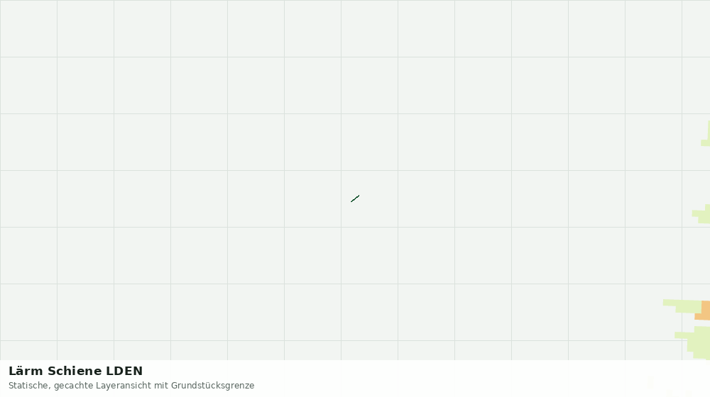 Statische Kartenansicht: Lärm Schiene LDEN