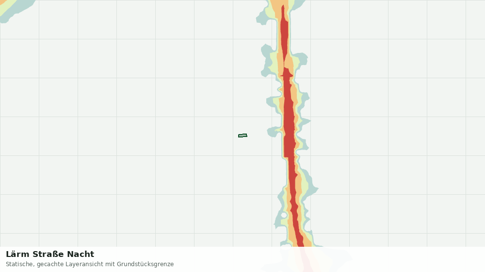 Statische Kartenansicht: Lärm Straße Nacht