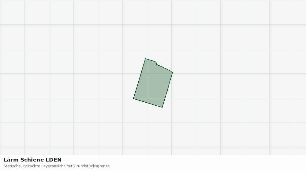 Statische Kartenansicht: Lärm Schiene LDEN