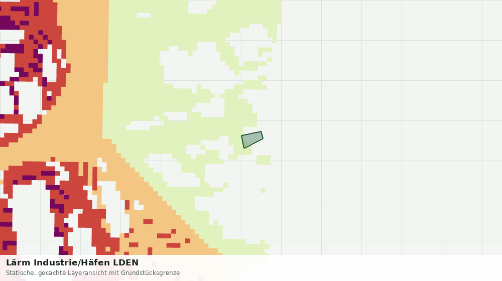 Statische Kartenansicht: Lärm Industrie/Häfen LDEN