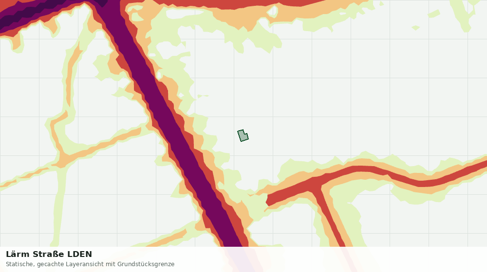 Statische Kartenansicht: Lärm Straße LDEN